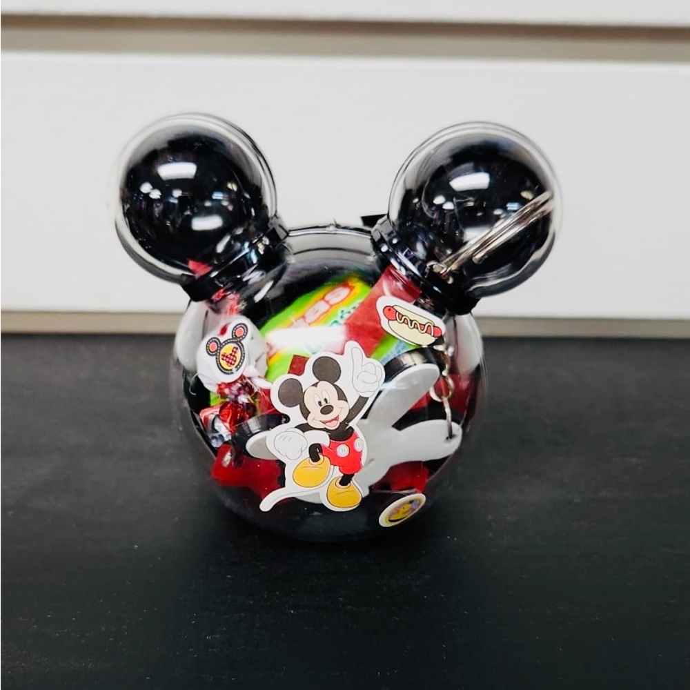 1 set of 2 Mickey Mouse Black and Red Toy Container